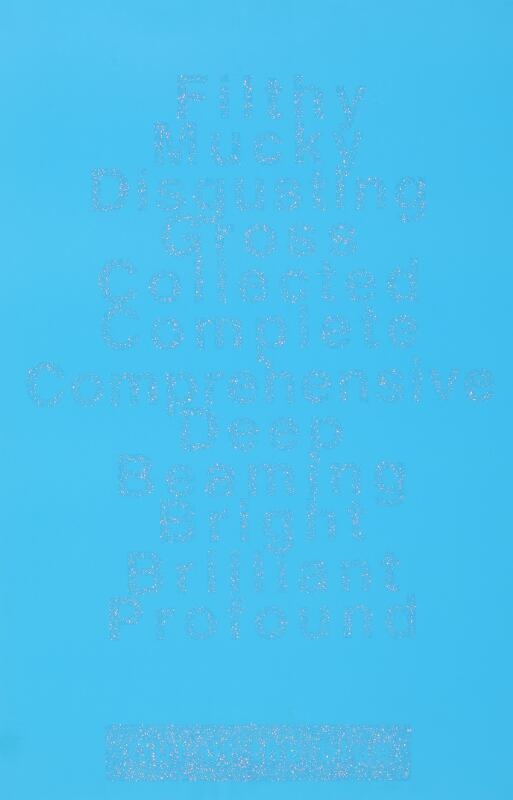 Artwork by Kirstine Roepstorff, Composition, Made of Silkscreen with glitter on paper