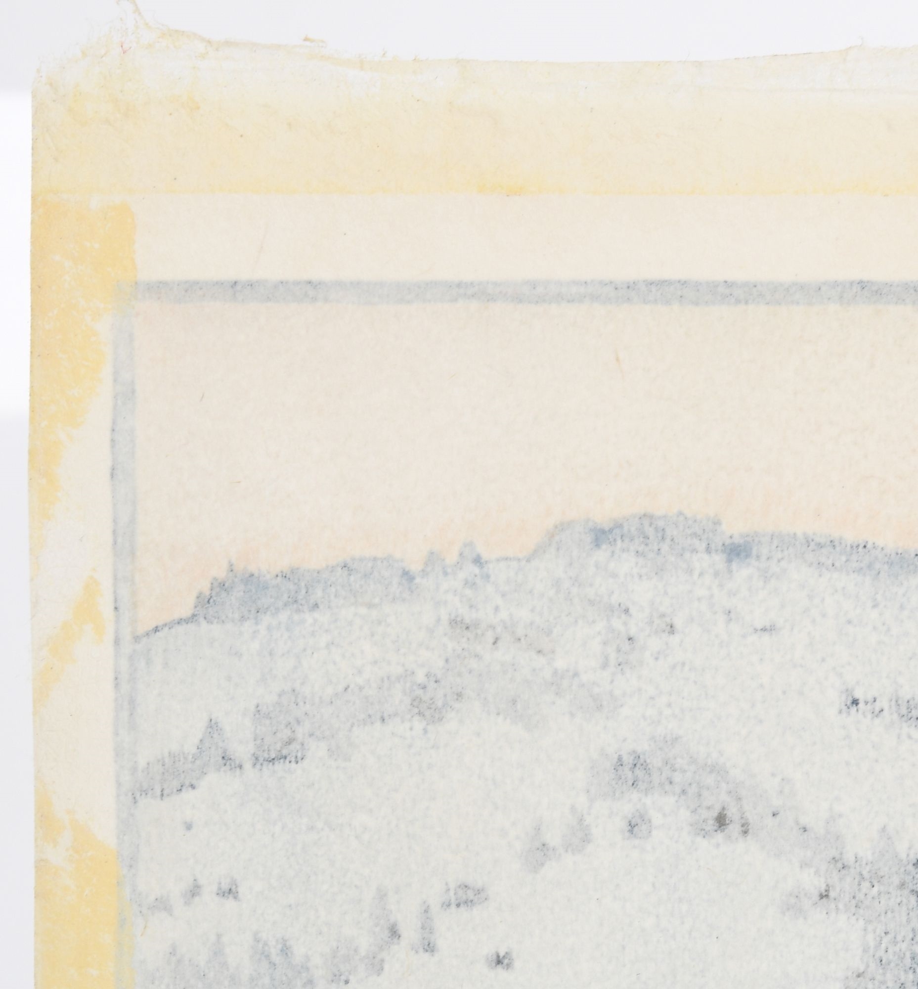 Artwork by Toshi Yoshida, Snow Country, Made of Woodblock Print