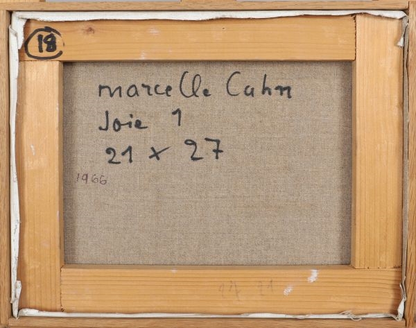 Artwork by Marcelle Cahn, Joie 1, Made of Oil On Canvas