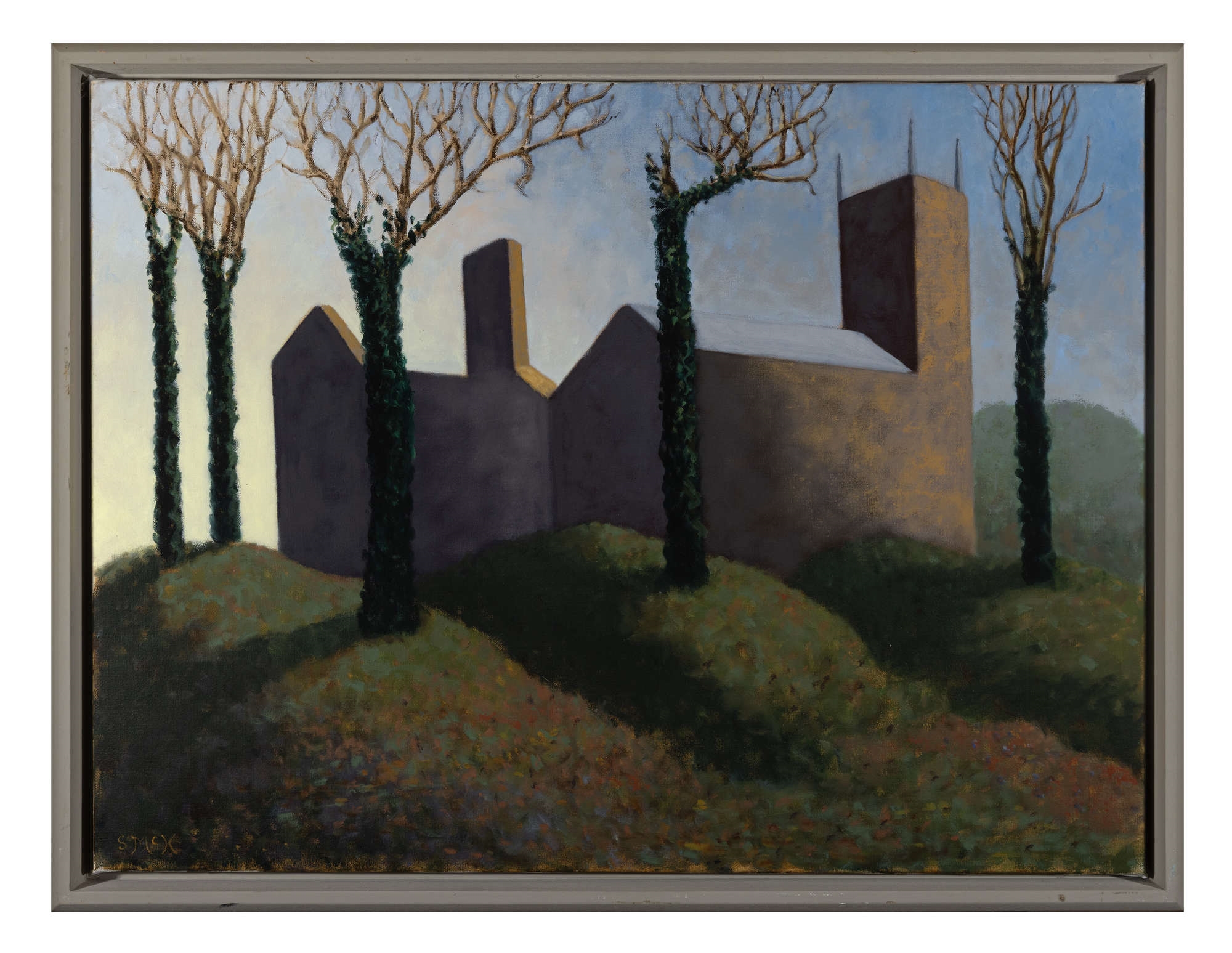 Artwork by Stephen McKenna, St Mullins Church, Made of Oil On Canvas