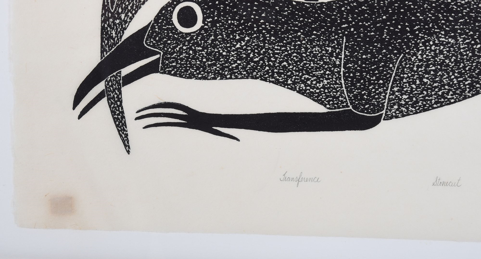 Artwork by Kenojuak Ashevak, Transference, Made of Stonecut On Paper