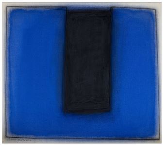 Notation 10, Grey Black and Blue - Erwin Bechtold