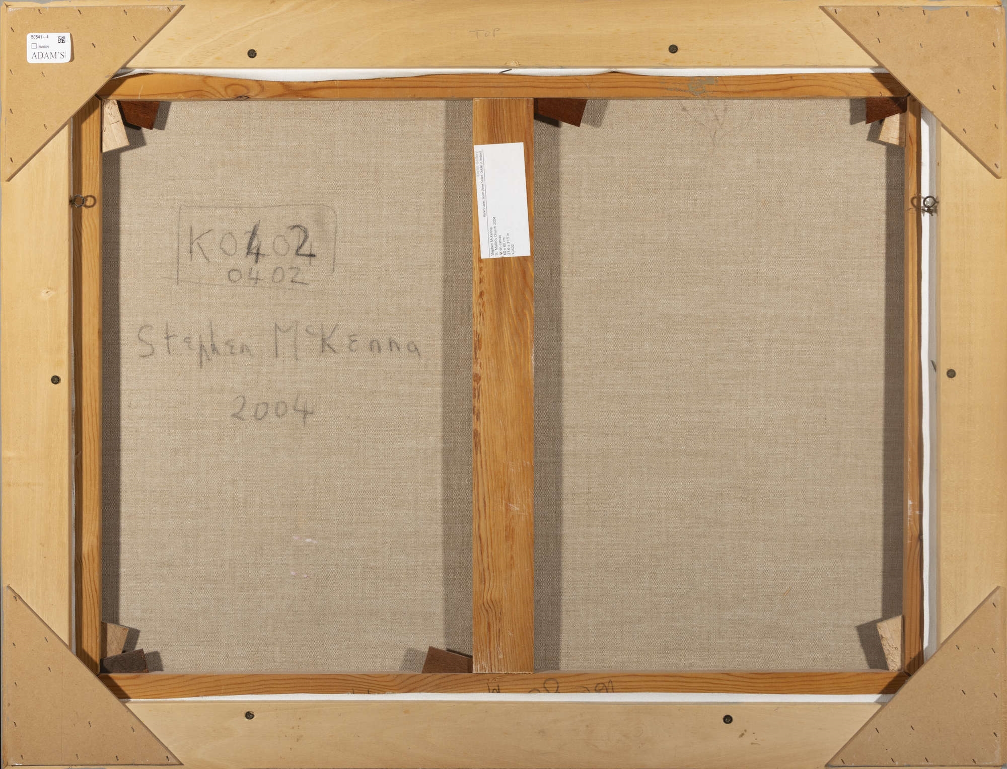 Artwork by Stephen McKenna, St Mullins Church, Made of Oil On Canvas