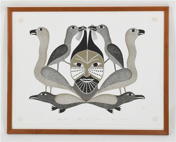 Akkunnigani Timmiat by Kenojuak Ashevak, 1995