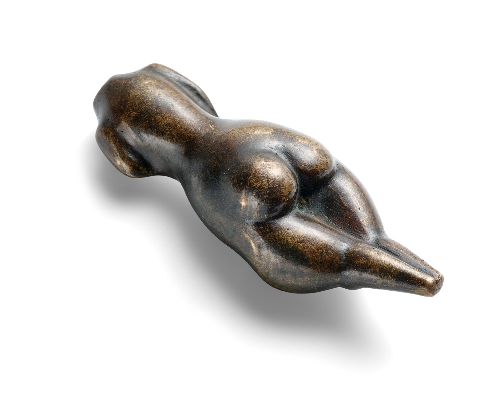 Artwork by Ewald Mataré, Weibliches Idol, Made of Bronze