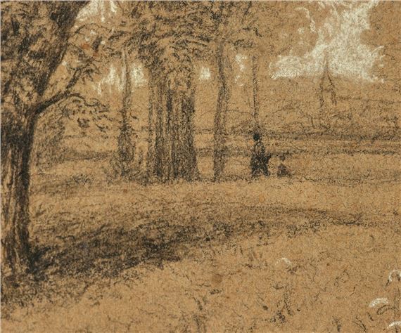 File:Peter Burnitz - Dorflandschaft mit Pferdeschwemme in der Ile de France.jpg