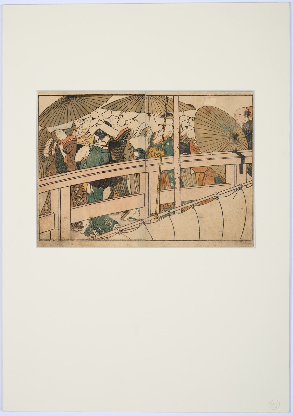 Artwork by Kitagawa Utamaro, Spielende Kinder, Made of color woodcut