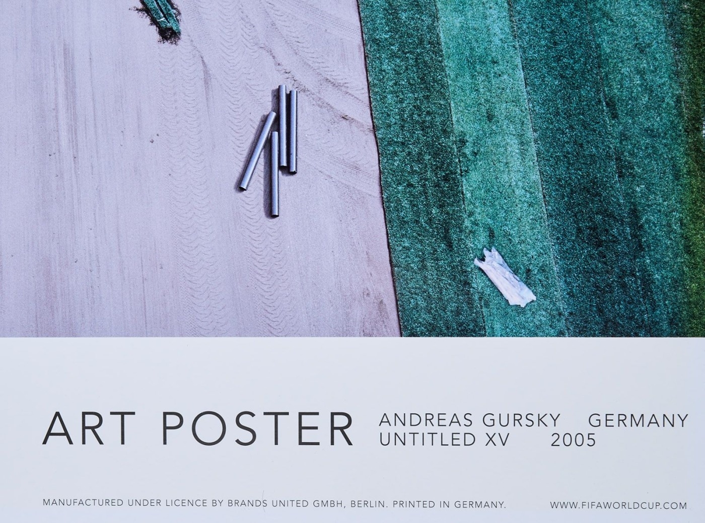 Artwork by Andreas Gursky, o.T. (FIFA - WM 2006, Made of offset print