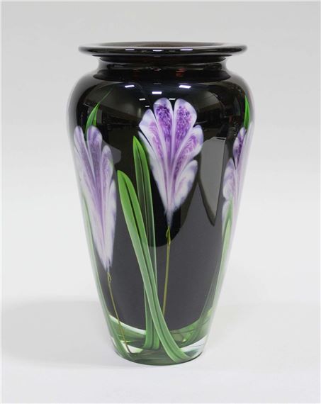 Stuart Abelman | STUART ABELMAN ART GLASS VASE (2004) | MutualArt