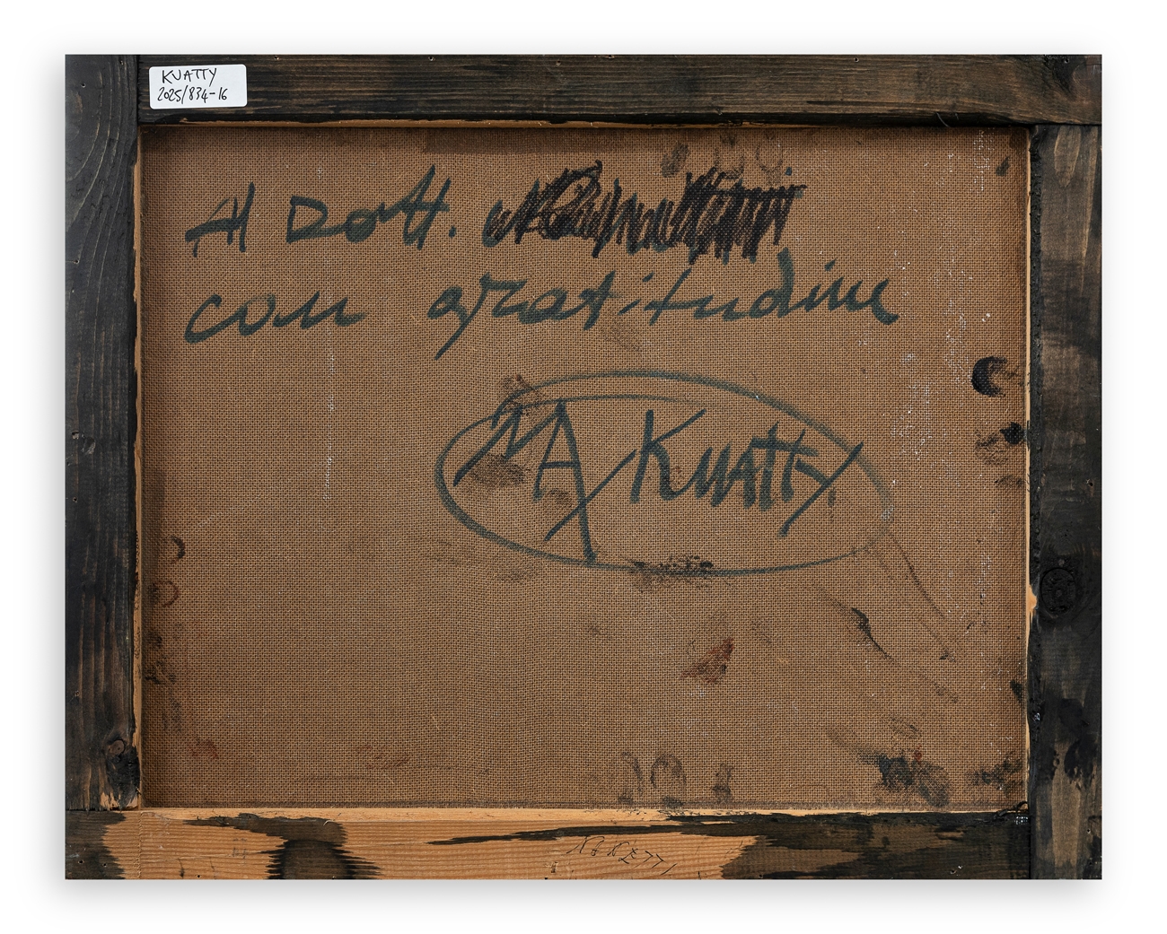 Artwork by Max Kuatty, Senza Titolo, Made of Tecnica Mista Su Masonite Intavolata