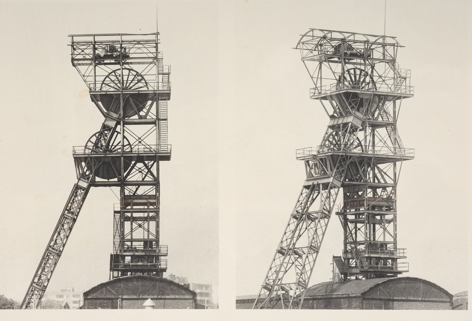 Artwork by Bernd & Hilla Becher, Förderturm, Made of offset lithograph