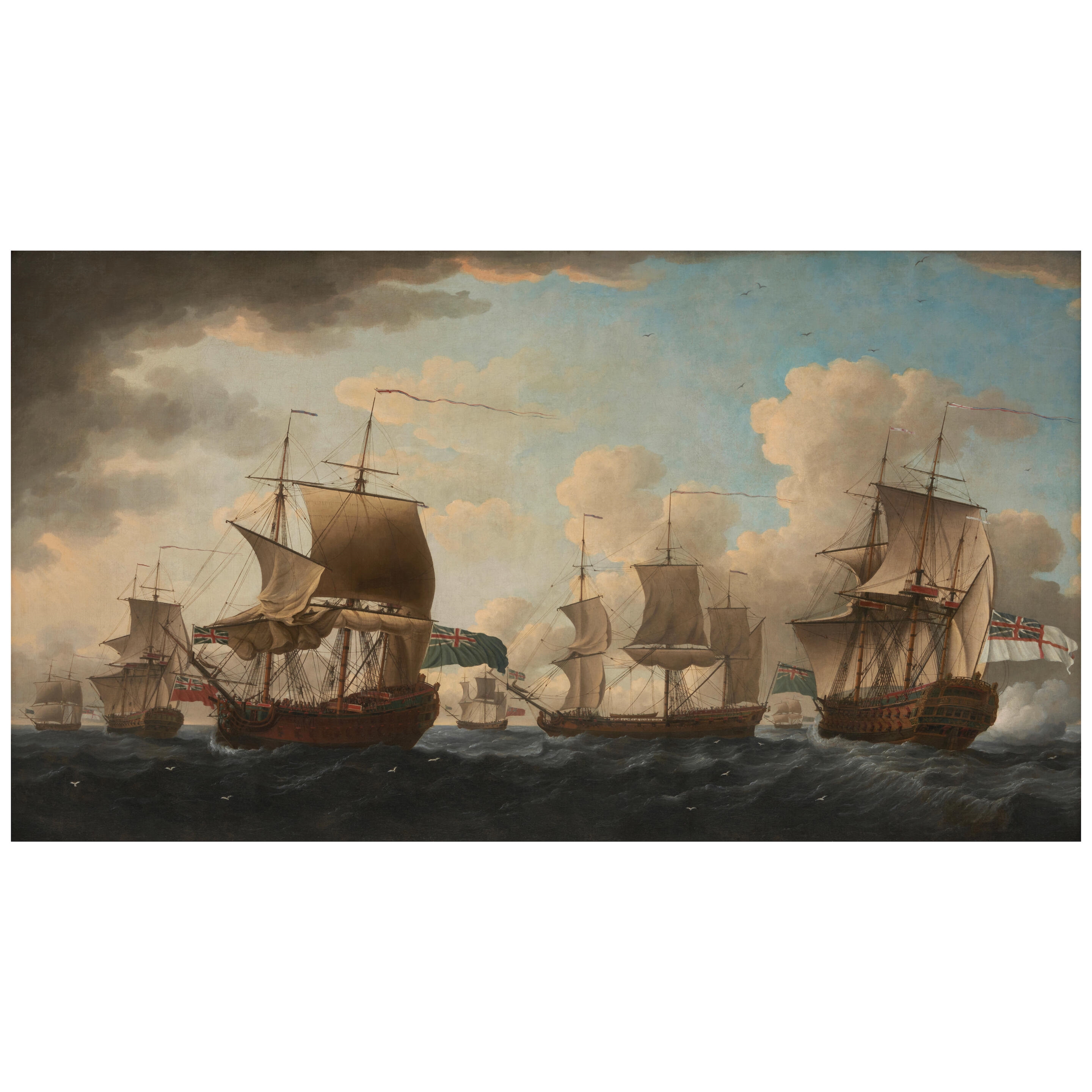 Artwork by Francis Swaine, Attributed to Francis Swaine (British, circa 1720-1782), Made of plaque
oil on canvas