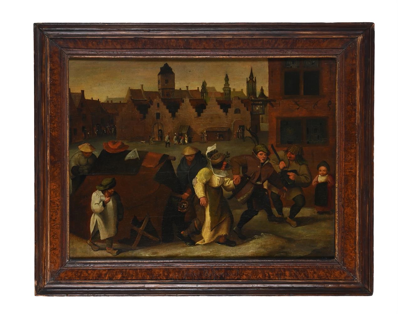 Artwork by Pieter Brueghel the Elder, THE DIRTY BRIDE OR THE WEDDING OF MOPSUS AND NICA, Made of Oil On Panel