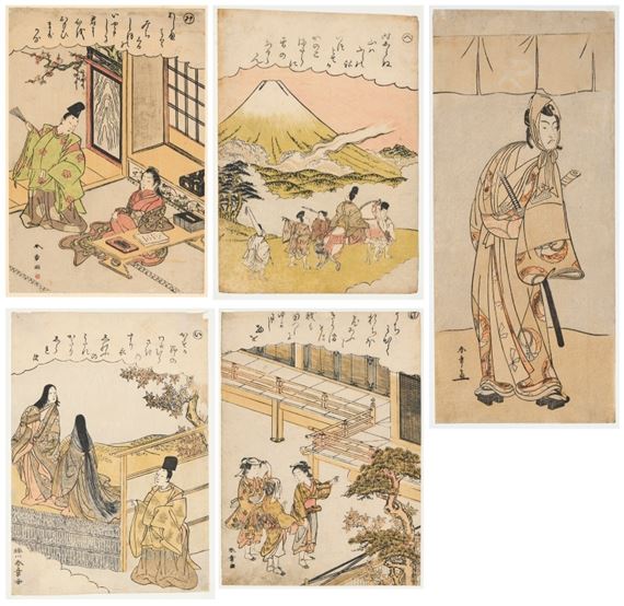 Buchillutration Ise Monogatari - Katsukawa Shunshō