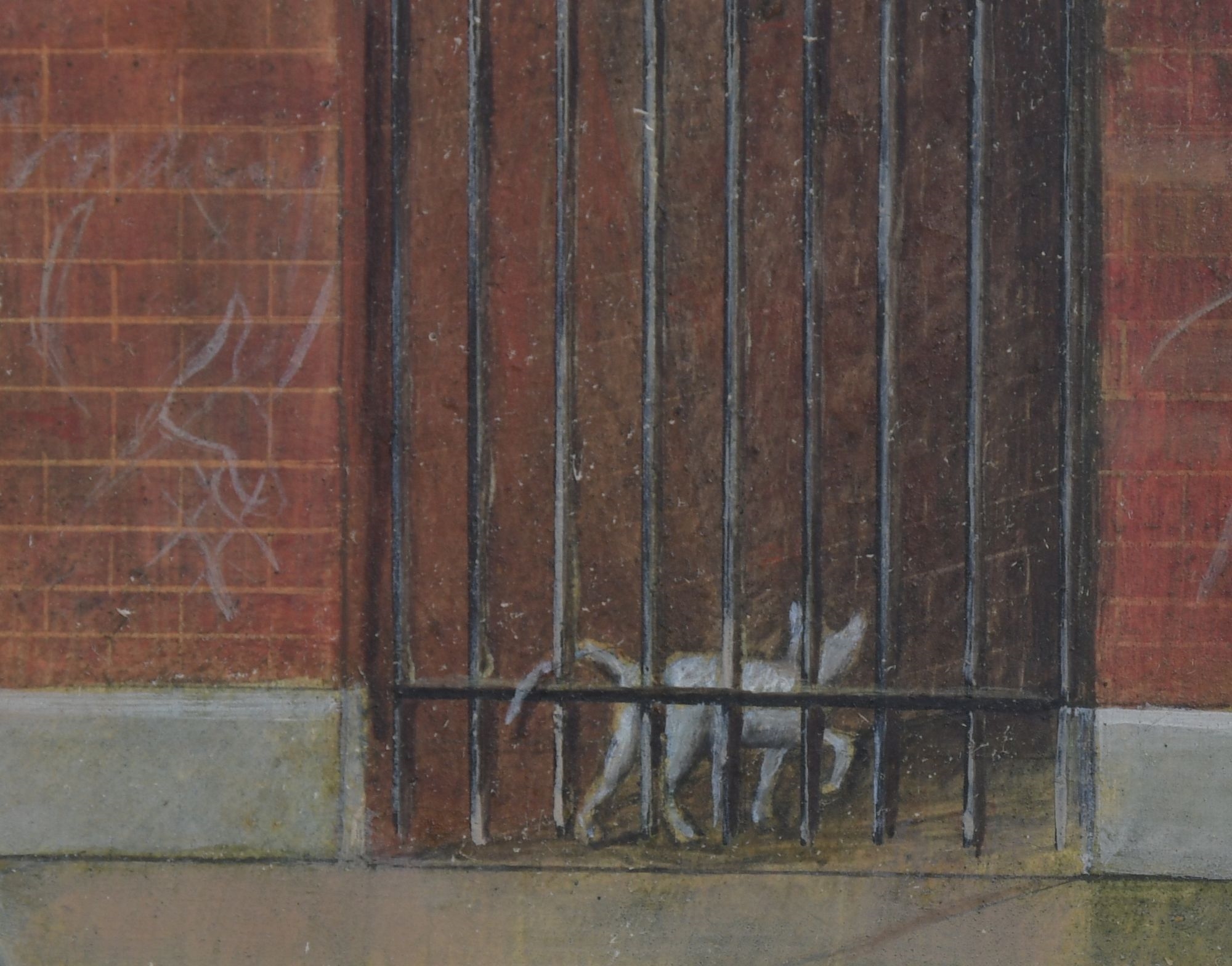 Artwork by James P. Bonelli, Spring in the City, Made of Oil On Board