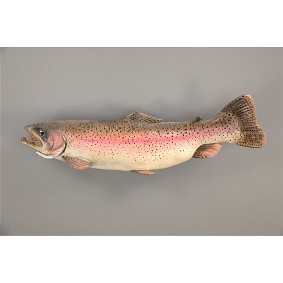 Mike Borrett | Rainbow Trout Carving | MutualArt
