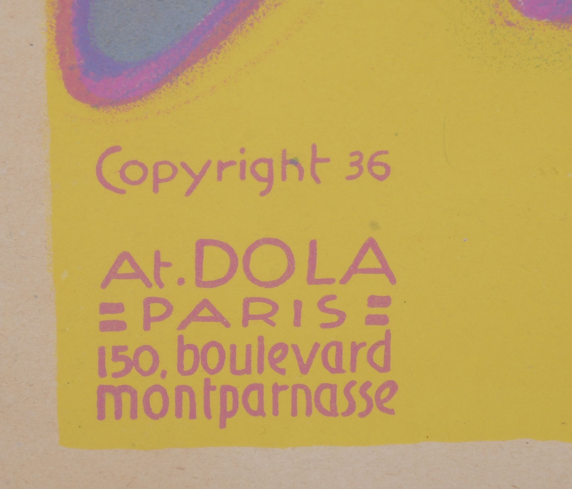 Artwork by Georges Dola, Merry Widow operetta, Made of Poster