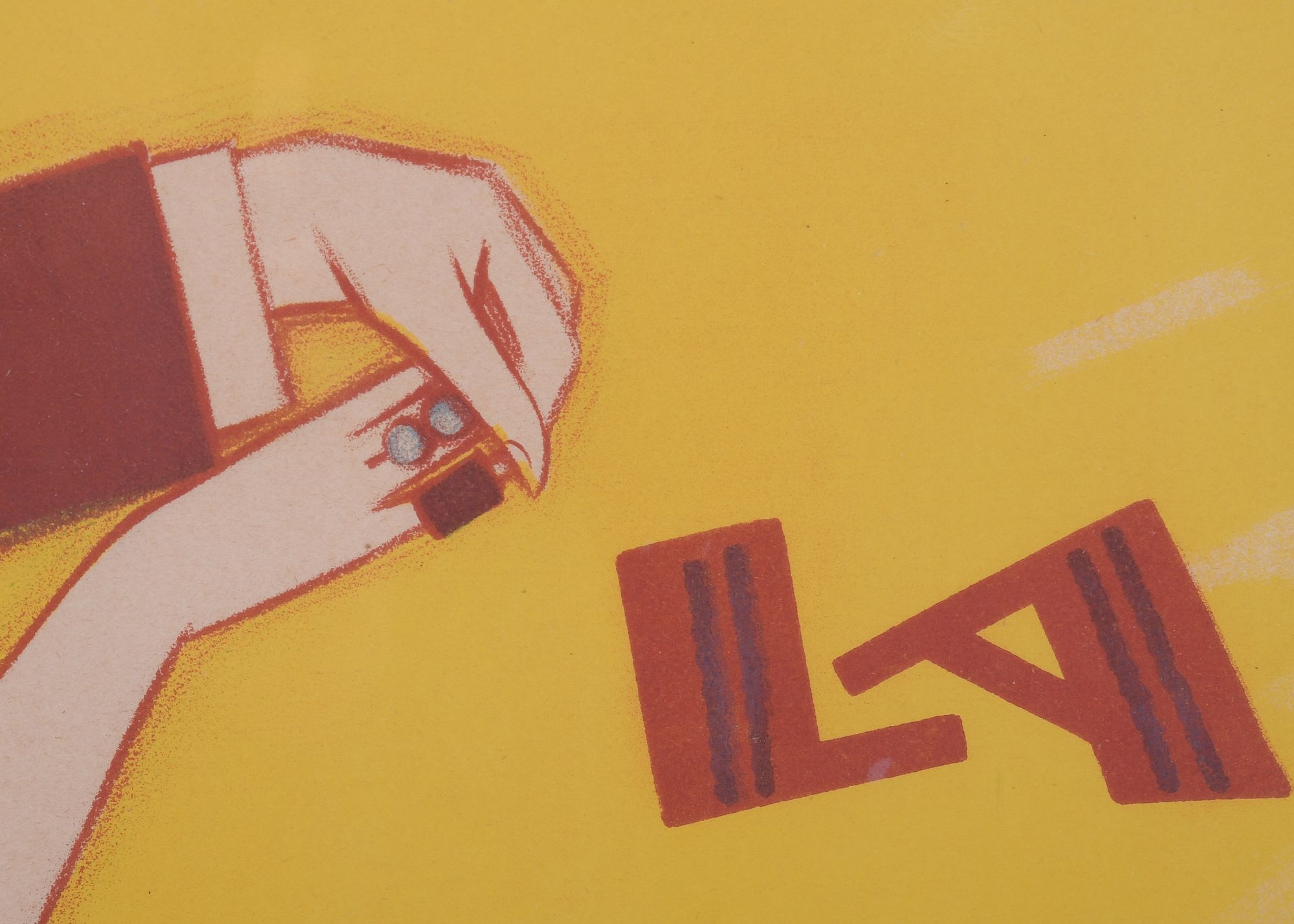 Artwork by Georges Dola, Merry Widow operetta, Made of Poster