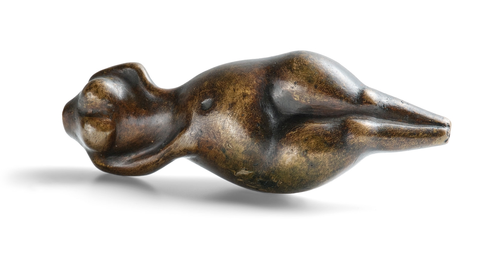 Artwork by Ewald Mataré, Weibliches Idol, Made of Bronze