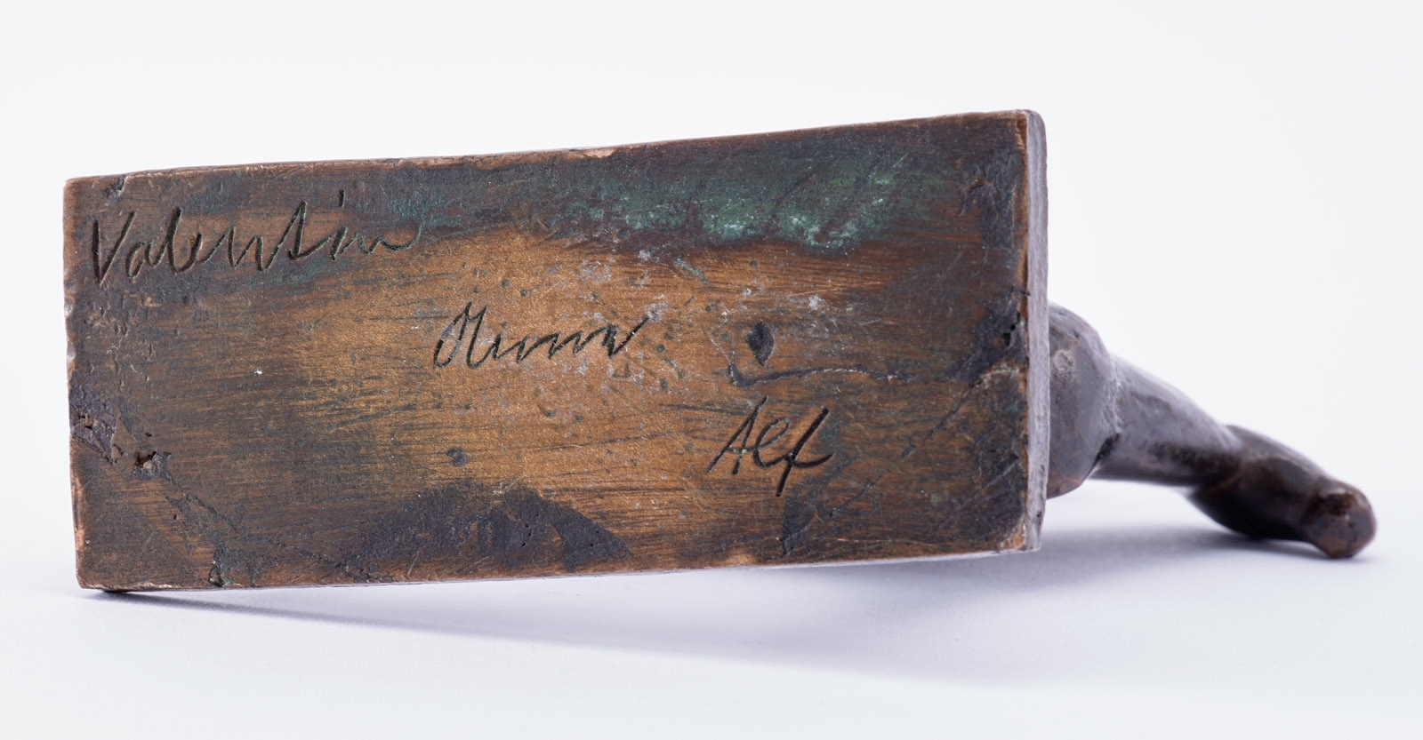 Artwork by Gerhard Marcks, Kleiner Reiter, Made of Bronze