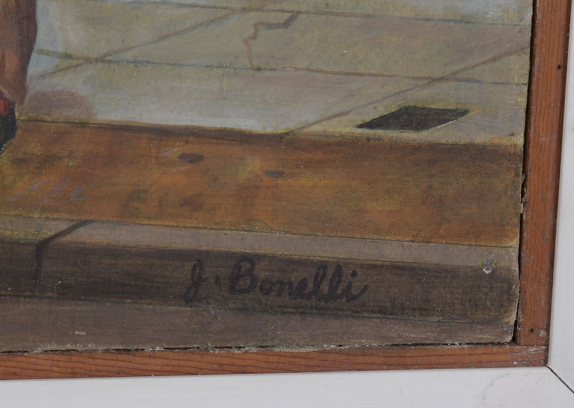 Artwork by James P. Bonelli, Spring in the City, Made of Oil On Board