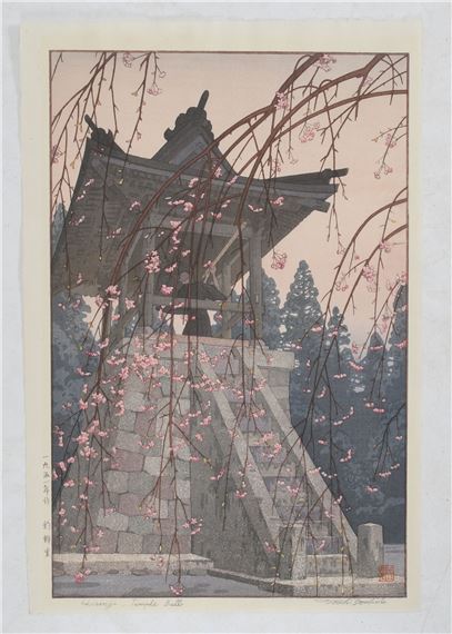 Heirinji Temple Bell by Toshi Yoshida, 1951