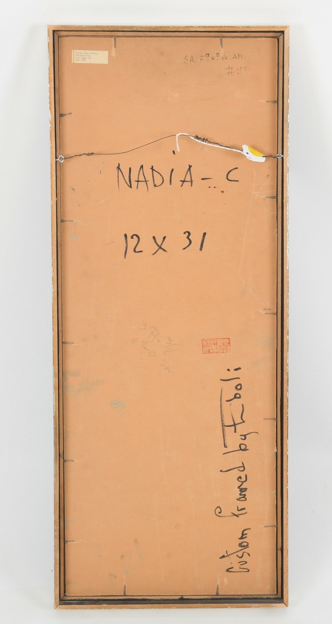 Artwork by Etienne Ret, Nadia, Made of Oil On Board