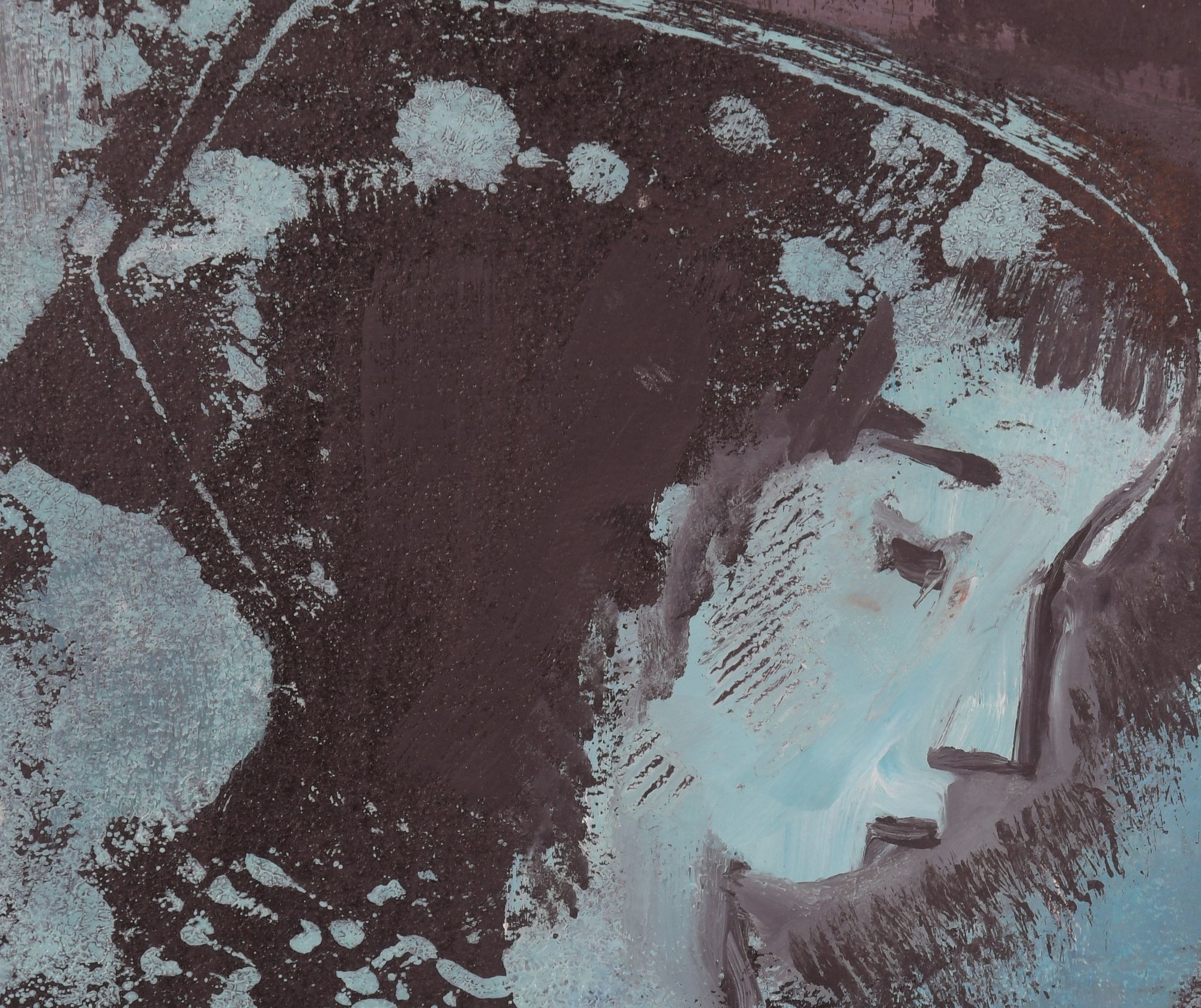 Artwork by Etienne Ret, Nadia, Made of Oil On Board