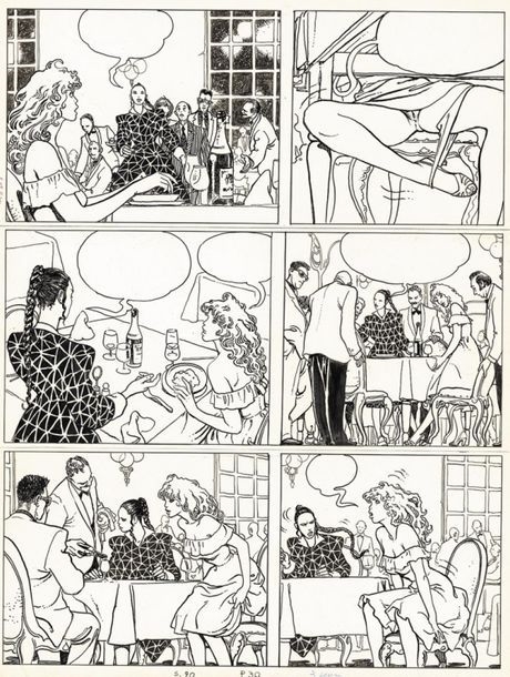 Milo Manara | Le Parfum de l'invisible (1986) | MutualArt