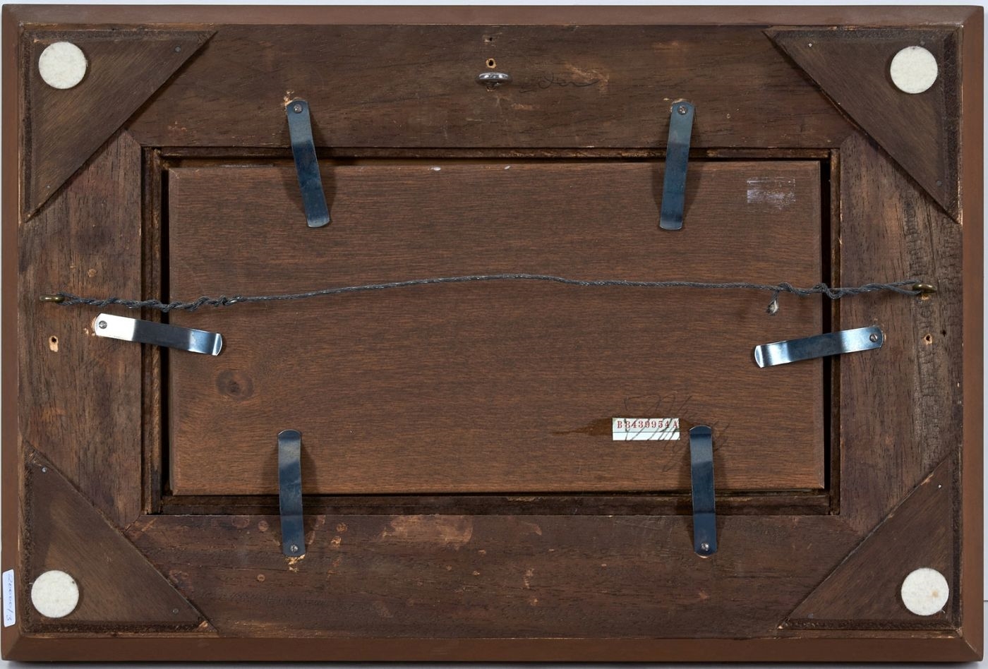 Artwork by Hubert Kaplan, Heuernte am Chiemsee, Made of oil on wood