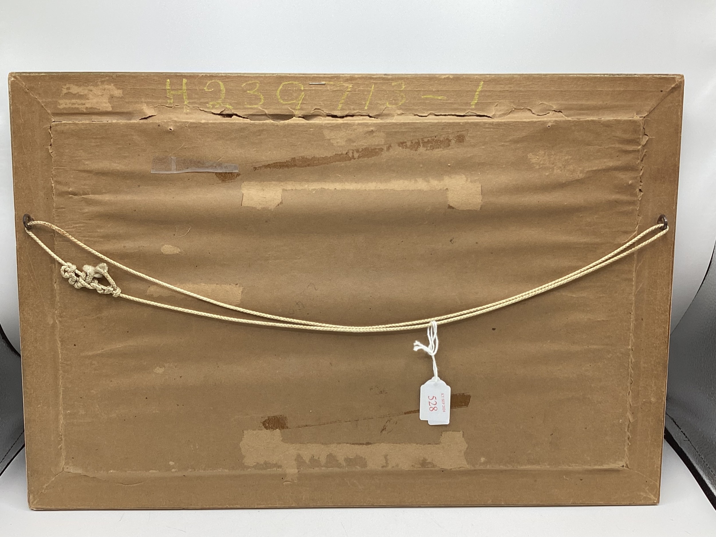 Artwork by Louis Hubbard Grimshaw, river scene, Made of Oil On Board