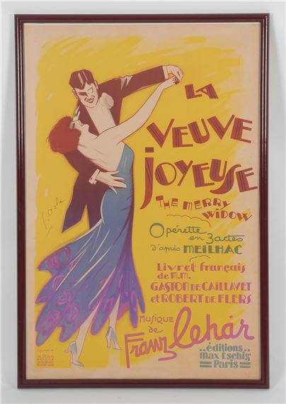 Merry Widow operetta by Georges Dola, 1936