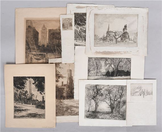 Ruel Pardee Tolman | Group of Etchings (Early 20th Century) | MutualArt