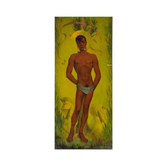 Nude Male Figure by Alexander Cañedo