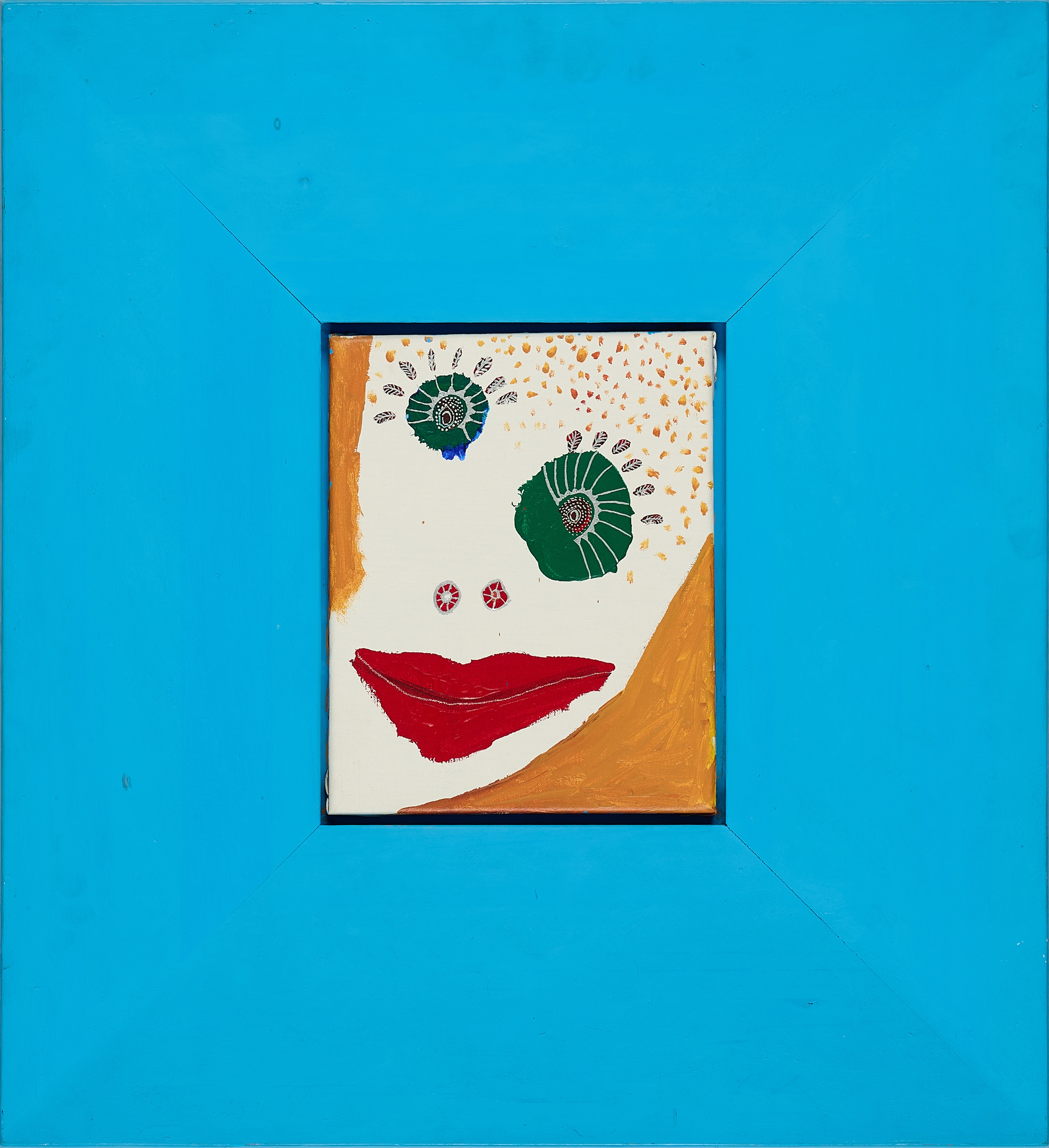 Artwork by Michael Buthe, Portrait V Era Monro, Made of Oil On Canvas