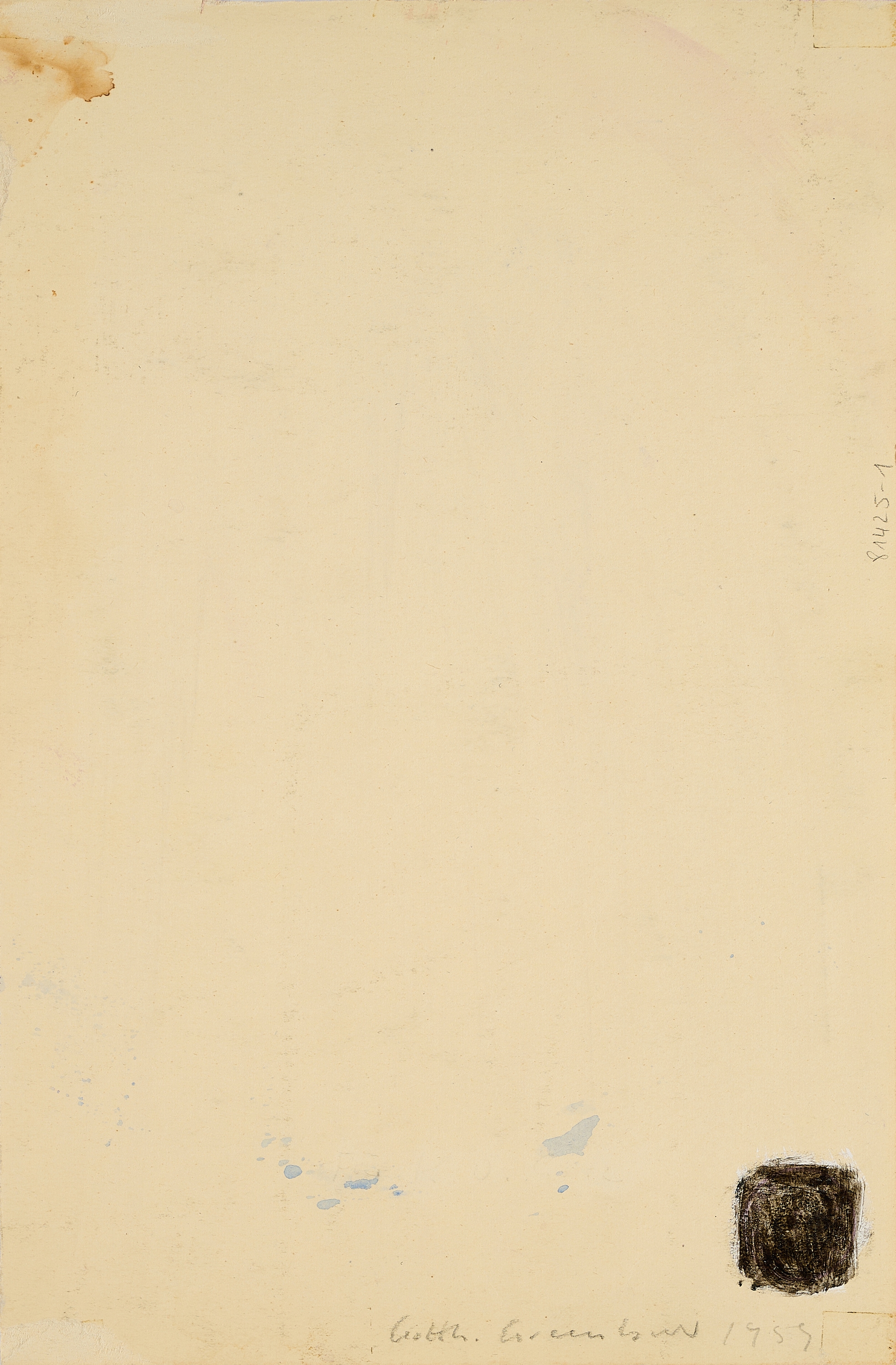 Artwork by Gotthard Graubner, Untitled, Made of Watercolour On Vellum