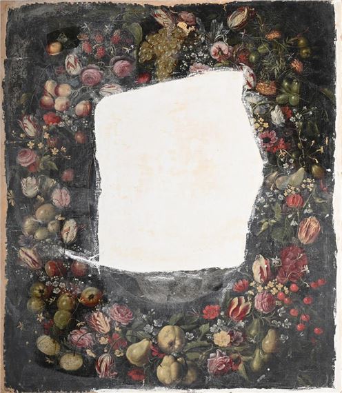 GARLAND OF FRUIT AND FLOWERS - Daniel Seghers