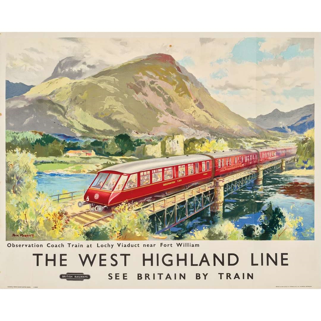 Jack Merriott | THE WEST HIGHLAND LINE (Circa 1950) | MutualArt