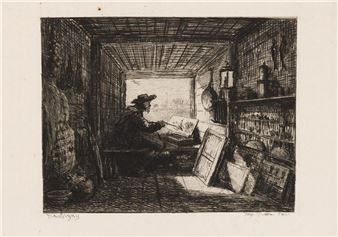 Le Bateau-Atelier - Charles-François Daubigny