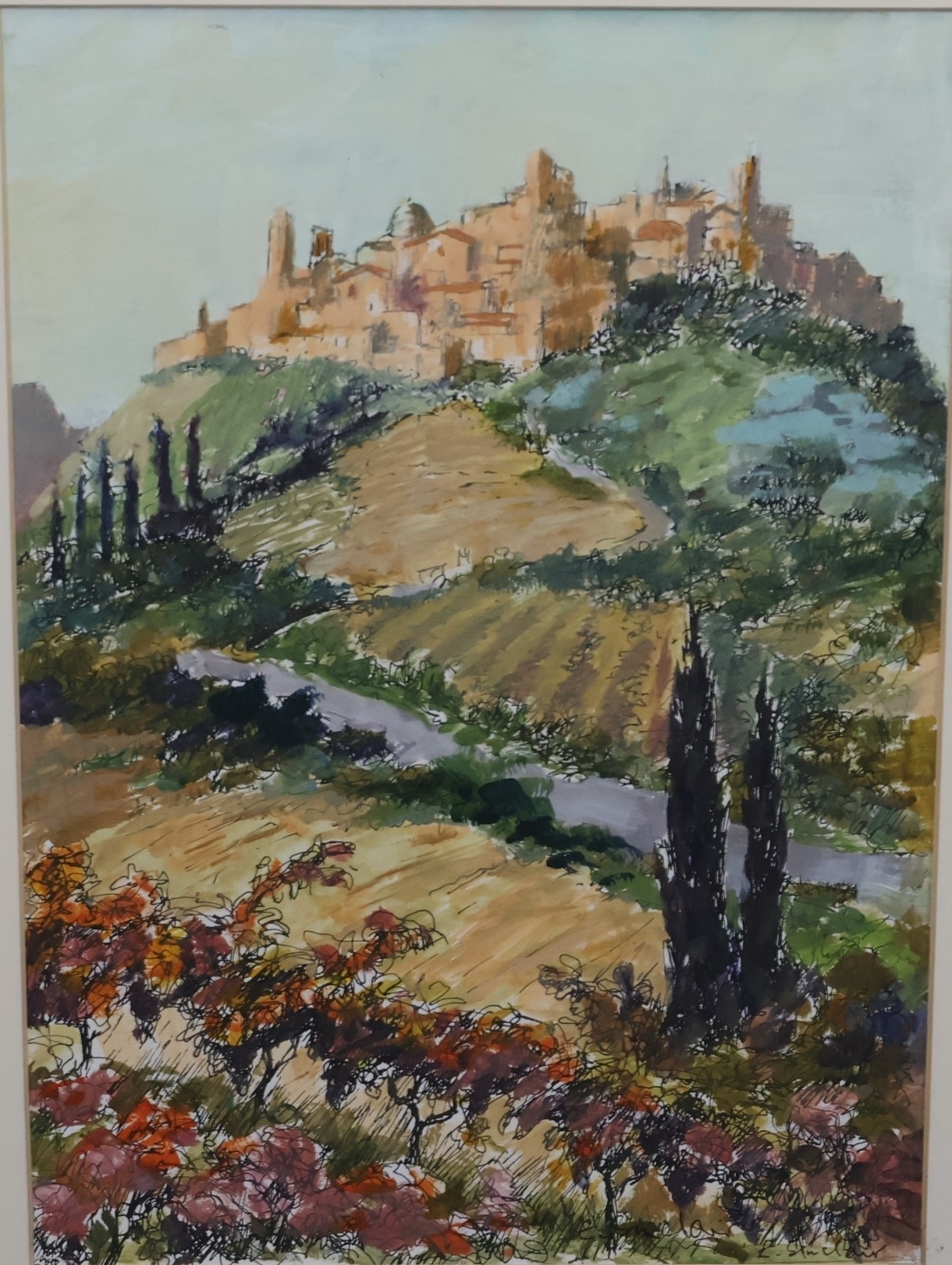 Artwork by Elizabeth Sinclair, Tuscan Dreams, Made of Mixed Media