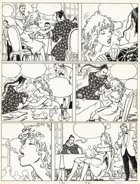 Milo Manara | Le Parfum de l'invisible (1986) | MutualArt