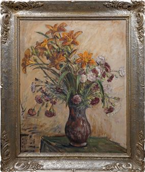 Kytice ve váze - Vlasta Klemsová-Čecháková