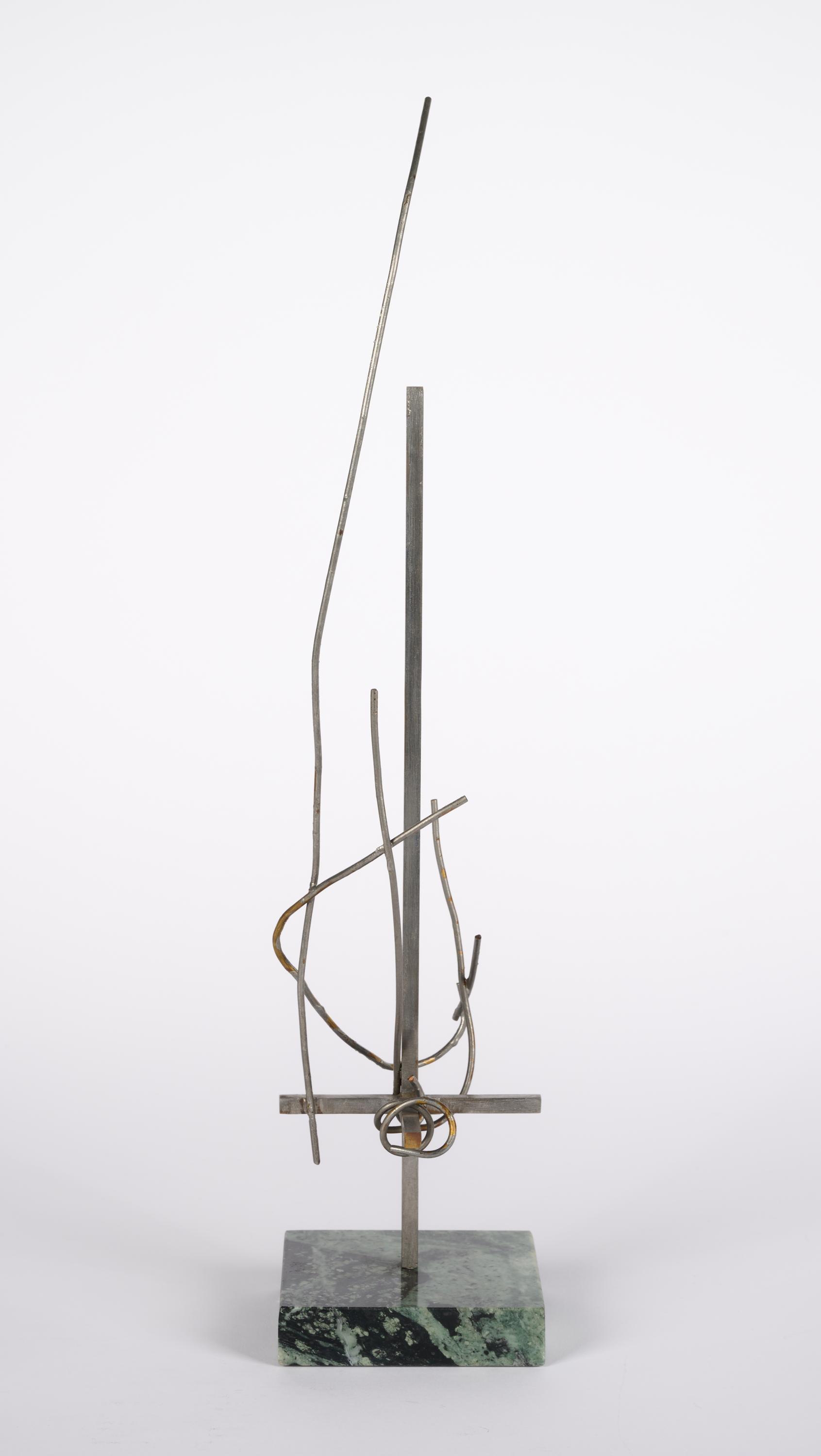 Artwork by Brigitte Matschinsky-Denninghoff, Koordination 5, Made of Brass, Tin On Marble