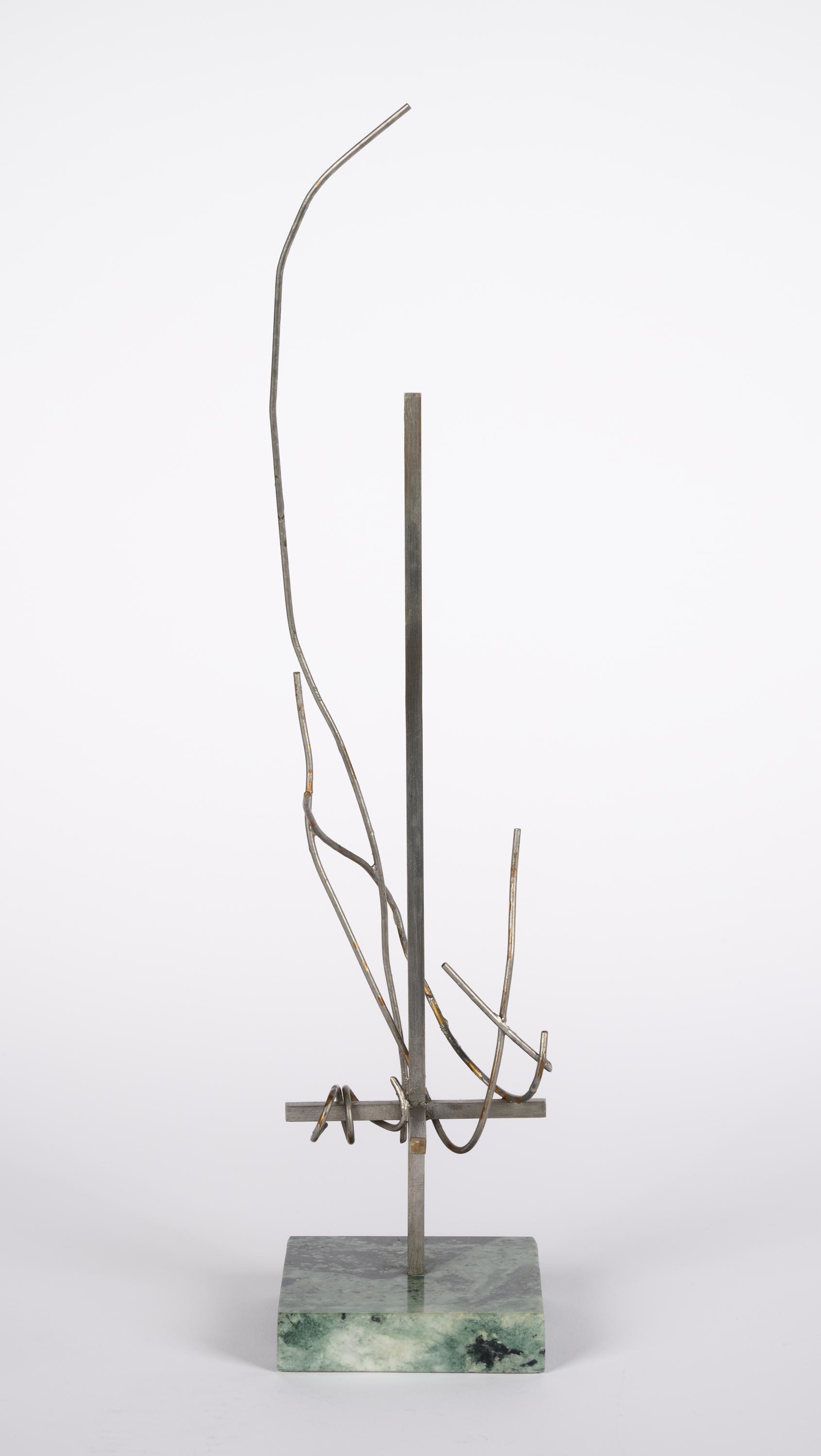 Artwork by Brigitte Matschinsky-Denninghoff, Koordination 5, Made of Brass, Tin On Marble