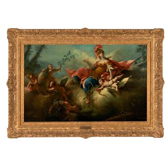 Minerva Punishing Medusa - Michel-Francois Dandré-Bardon