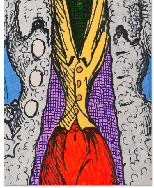 Artwork by Charlie Billingham, Imagine a Personality, Made of oil on linen