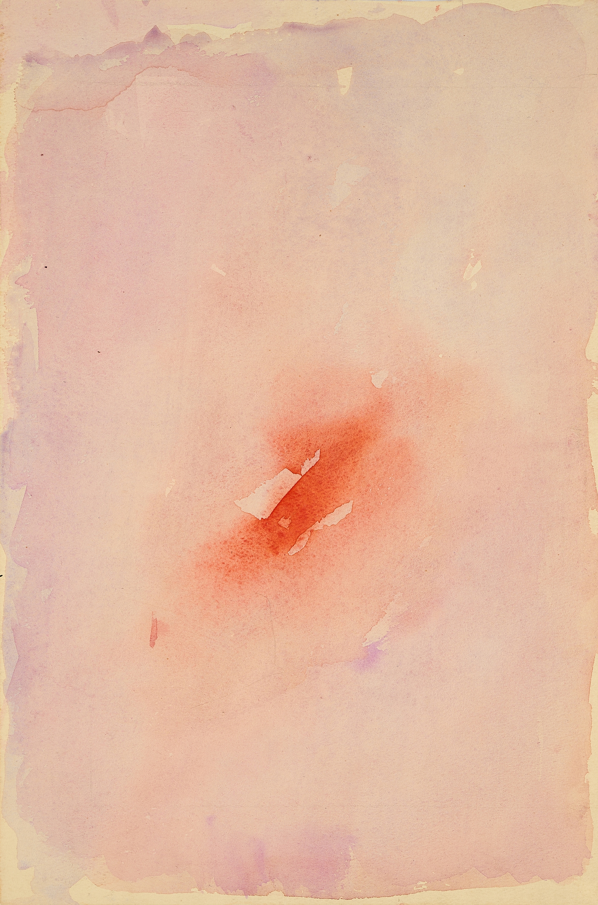 Artwork by Gotthard Graubner, Untitled, Made of Watercolour On Vellum
