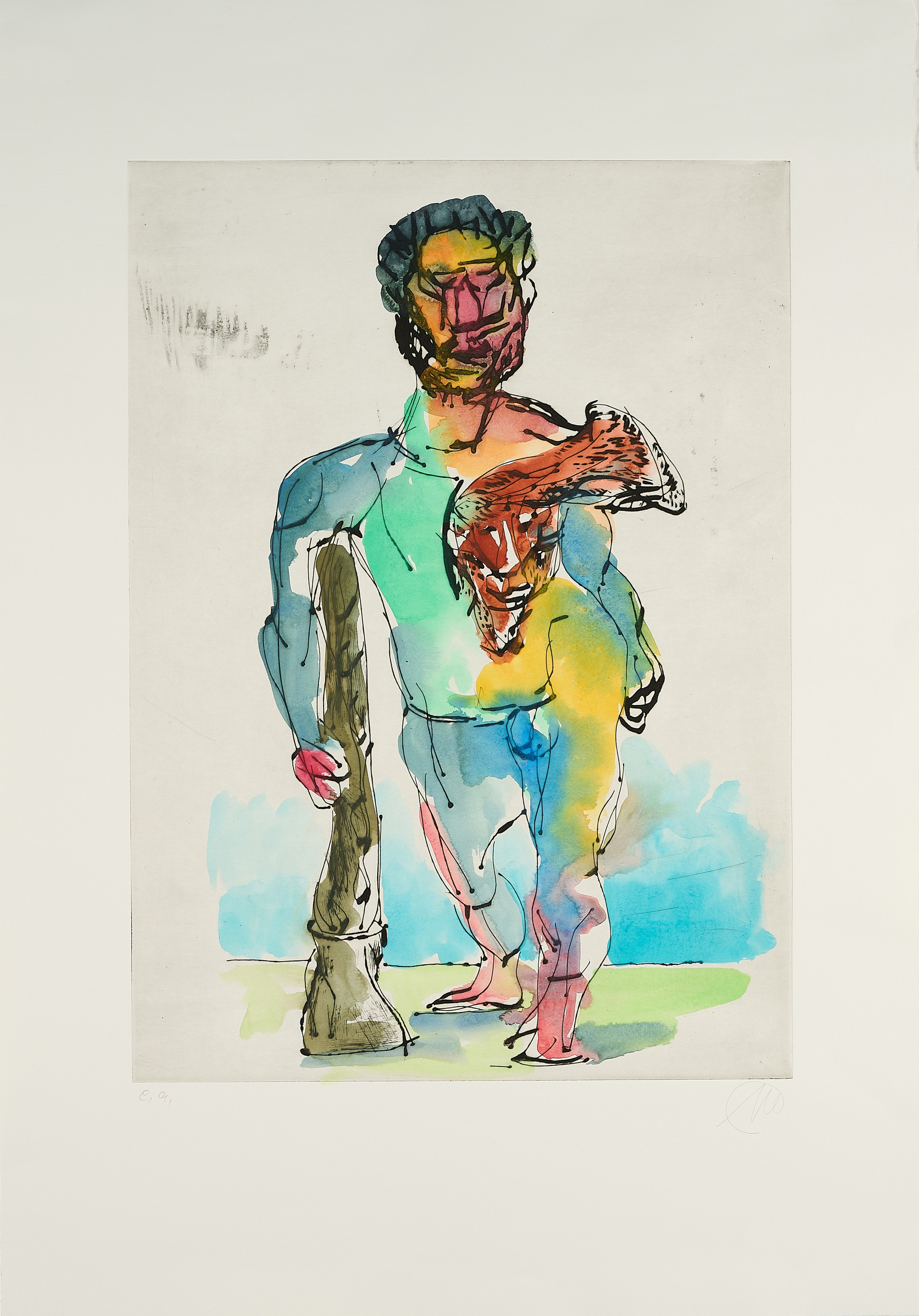 Markus Lüpertz | Herkules (2018) | MutualArt