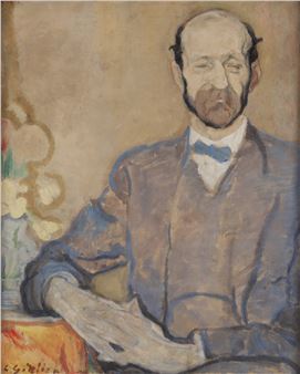 Portrait of Professor Georges Bohn - Leopold Gottlieb