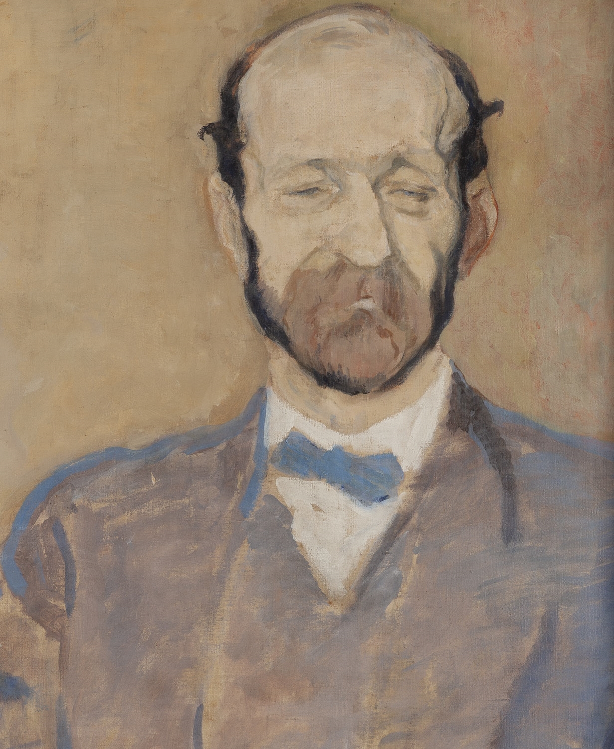 Artwork by Leopold Gottlieb, Portrait of Professor Georges Bohn, Made of Oil / Canvas